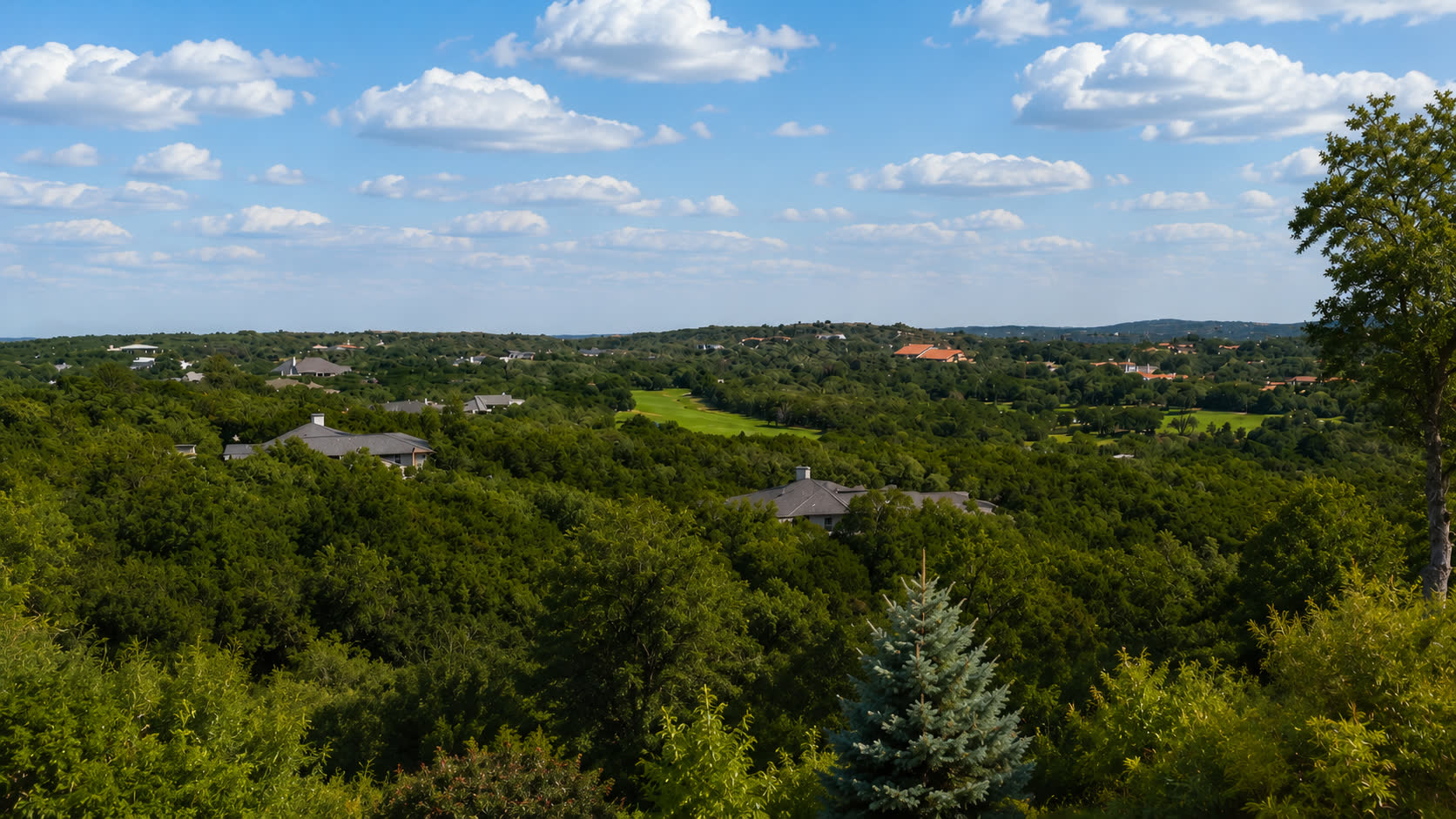 Fazio Canyons and Hill Country outlook from the 4408 Amarra homesite